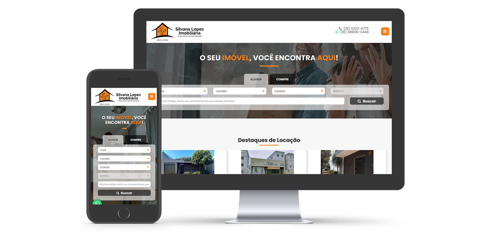 Conheça o site do cliente Silvana Lopes Imobiliária - Assis/SP